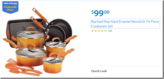Walmart Values of the Day: Disney Frozen Plush Toy Set for $19.98 or Rachael Ray Cookware for $99!