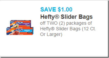 Hefty Slider Bags Just $.96 at Walmart!