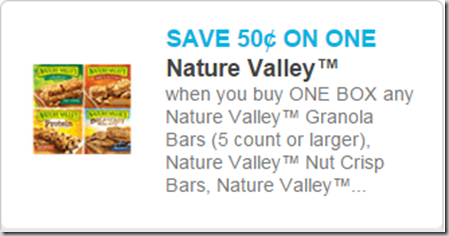 Nature Valley Granola Bars Just $.49 at Walmart! Nature Valley Granola Bars Just $.49 at Walmart!