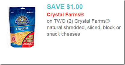 Crystal Farms Cheese Just $2.48 at Walmart!