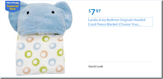 Walmart Values of the Day: Changhong 40” HDTV for $219.99 or Lambs & Ivy Fleece Blanket for $7.97!