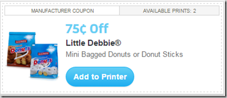 RARE Printable Coupon for Little Debbie Donuts!