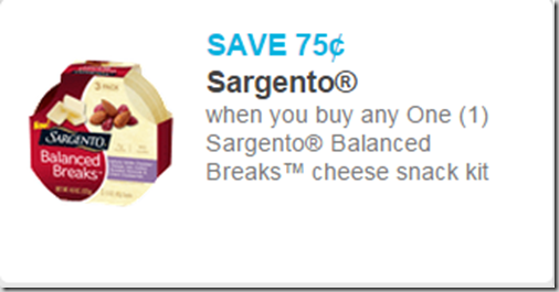 Half Price Sargento Balanced Breaks at Walmart!