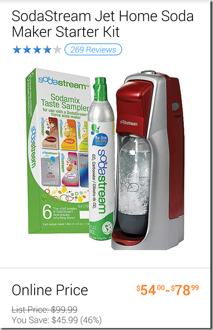 Possible FREE SodaStream with Overage at Walmart!