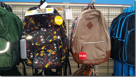 Walmart Backpacks for $9.88