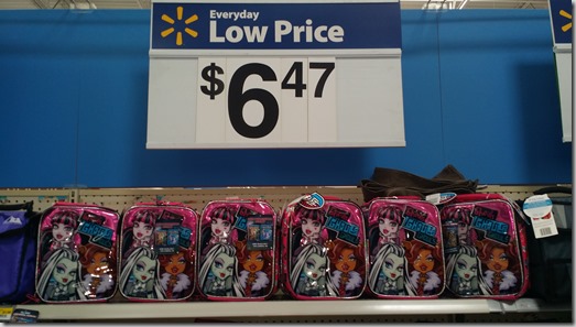 A girl’s lunchbox for $6.47