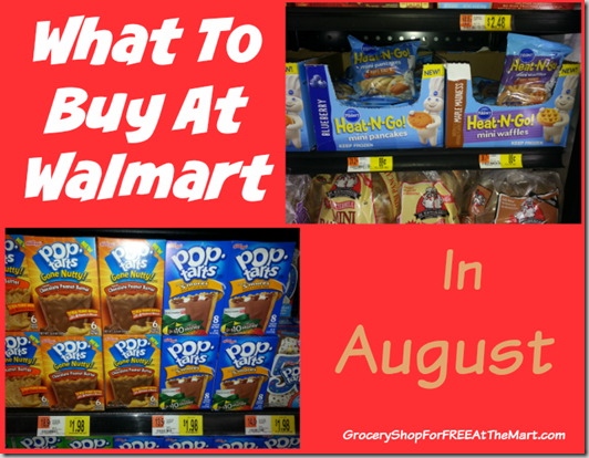 What to Buy at Walmart in August!