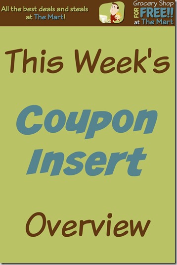 7/12 Coupon Insert Overview