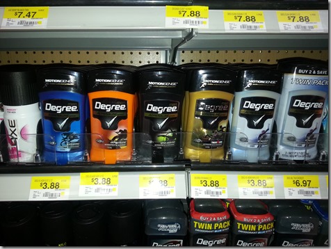 Degree MotionSense Deodorant Just $.88 at Walmart!