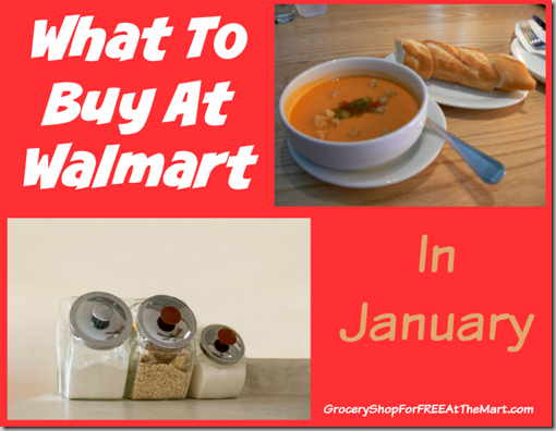 What to Buy at Walmart in January!