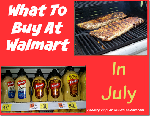 What to Buy at Walmart in July!