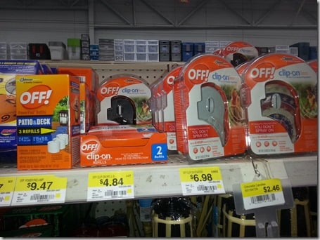 Save Over $6 on OFF! Clip-Ons at Walmart!