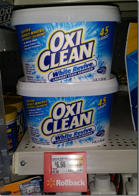 Oxi-Clean Detergent Just $3.97 at Walmart!