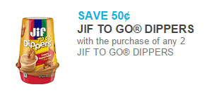 Jif To Go Dippers Just $1.00 at Walmart!
