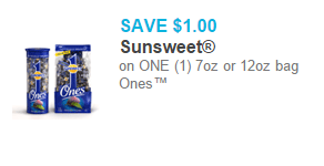 Sunsweet Ones Just $3.28 at Walmart!