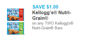 Kellogg's Nutri-Grain Bars Just $2.18 at Walmart! 