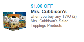 Mrs. Cubbison's Salad Toppings Just $.64 at Walmart! 