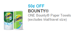 Bounty Paper Towels Just $.47 at Walmart!