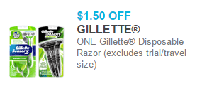 Gillette Products Starting at $1.48 at Walmart!