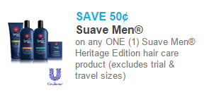 Suave Men Heritage Edition Hair Care Product Just $2.38 at Walmart!