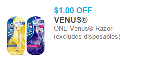 Venus Razors Starting at $4.97 at Walmart!