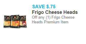 Frigo Cheese Heads Premium Item Just $2.73 at Walmart! 