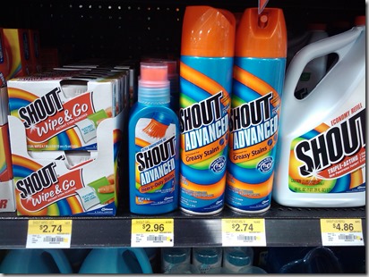Shout Laundry Products Starting at $1.11 at Walmart!