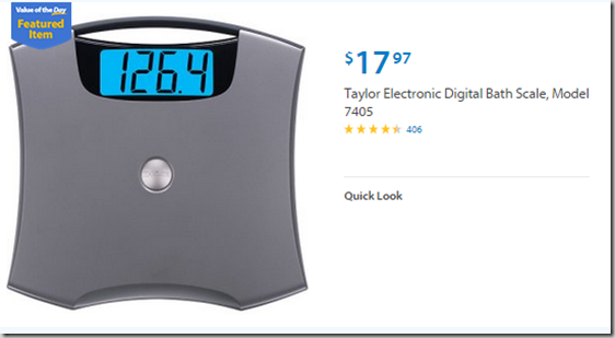 Walmart Values of the Day: Coleman Cooler and Folding Chairs for $78.24 or Taylor Electronic Bath Scale for $17.97!