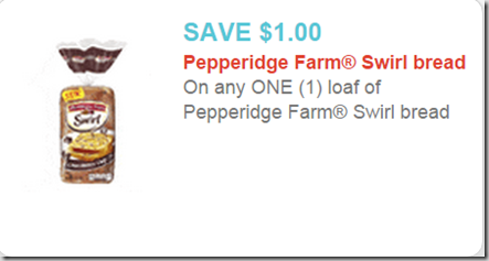 Pepperidge Farm Swirl Bread Just $.98 at Walmart!