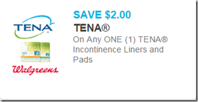 FREE Sample and High Dollar Coupon for Tena Products!