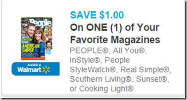 FREE People Magazine at Walmart! FREE People Magazine at Walmart!