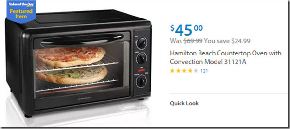 Walmart Values of the Day: Coleman Inflatable Boat for $12.99 or Hamilton Beach Convection Oven for $45!