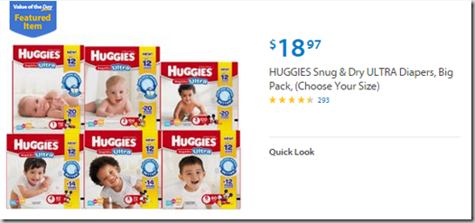 Walmart Values of the Day: Gillette Fusion Razor for $16 or Huggies Diapers for $18.97!