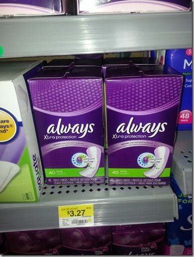 Always Infinity Pads Just $2.47 At Walmart!