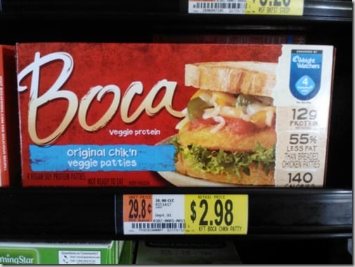 Boca Meatless Patties Just $1.98 at Walmart!