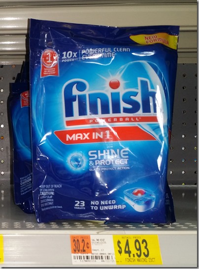 Finish Detergent Just $4.38 at Walmart!