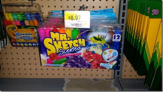 Save a Dollar on Mr Sketch Markers at Walmart!
