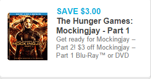New Printable Coupons for Hunger Games: Mockingjay on DVD or Blu-Ray!