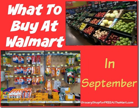 What to Buy at Walmart in September!