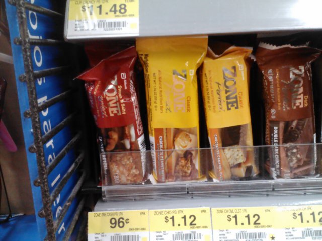 Zone Perfect Bars Just $.46 at Walmart!