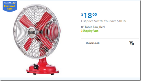 Walmart Values of the Day: RCA Viking Pro Tablet for $99.99 or 8” Fan for $18!
