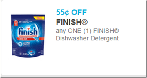 Save $1.10 on Finish Detergent Products at Walmart!