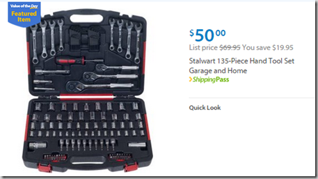 Walmart Values of the Day: Lifetime Basketball Goal for $59 or Stalwart Toolkit for $50! Walmart Values of the Day: Lifetime Basketball Goal for $59 or Stalwart Toolkit for $50!