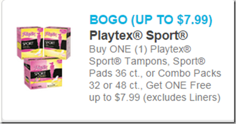 Half Price Playtex Sport Products at Walmart! Half Price Playtex Sport Products at Walmart!