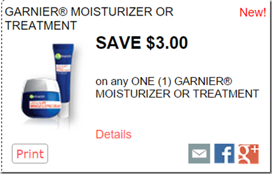 FREE Garnier Moisturizer with Overage at Walmart! FREE Garnier Moisturizer with Overage at Walmart!