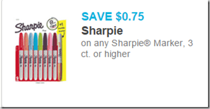 Sharpie Markers Just $.72 at Walmart!