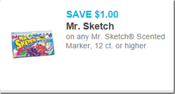 Save a Dollar on Mr Sketch Markers at Walmart!
