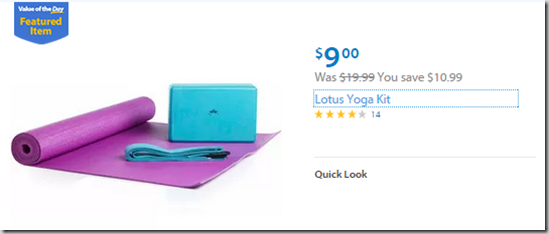 Walmart Values of the Day: Toshiba Laptop for $229 or Yoga Kit for $9!