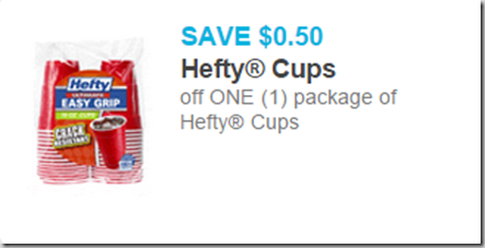 Half Price Hefty Plastic Cups at Walmart!