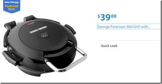 Walmart Values of the Day:Stanley Tool Chest for $118 or George Foreman Grill for $39!